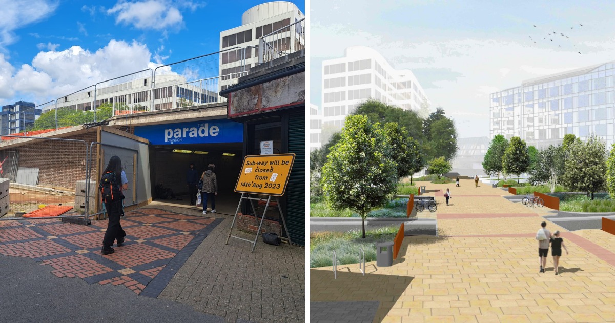 Fleming Way subway to be demolished in Swindon town centre